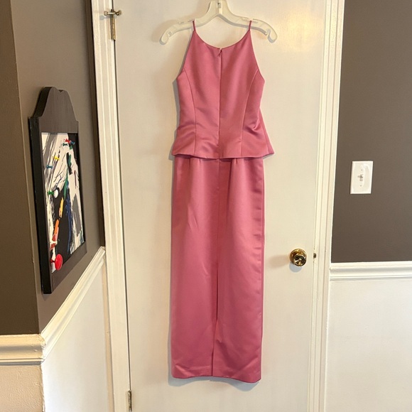 Michaelangelo Pink Satin Fabric - Picture 7 of 7